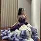 NiceVestidos--Purple Vintage Exquisite Beaded Long Satin Tulle Ball Gown Princess 16th Birthday Dress NV5665