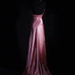 Pink exquisite beaded retro fashion long satin prom dress party dress nv5210