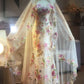 NiceVestidos--Pink Sweet Floral Elegant Tulle Long Prom Wedding Dress NV5870