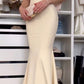 Robe de soirée longue en satin rose et blanc, simple et élégante avec décoration en nœud dans le dos, robe de bal, robe de soirée, robe de fête nv2270