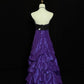 Charmantes lila exquisites Strass-Taft-Vintage-Ballkleid nv5147