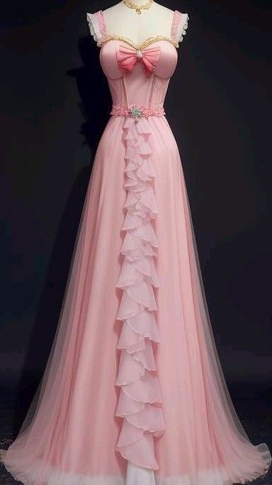 Rosa Retro Süße Spitze Strap Lange Tüll Elegante Ballkleid Abendkleid Geburtstag Party Kleid Prom Dressnv3771