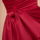 Red Elegant Fashion Long Satin Prom Dress Evening Dress Party Dress nv4738