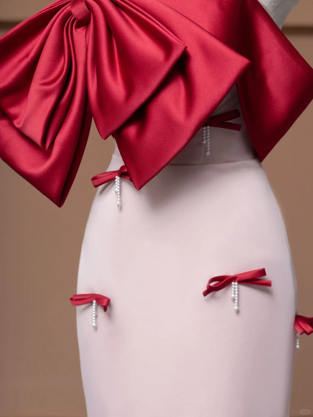 Pink Cute Butterfly Beaded Fashion Long Prom Dress Evening Dress Party Dress  nv4744