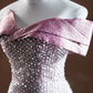 Pink Sparkling Sequined Long Mermaid Prom Dress Evening Dress Party Dress nv4751