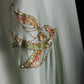 NiceVestidos--Dreamy Handmade Beaded Now trending Niche Luxury Fairy Tale Mint Green Chiffon Beaded Bird Appliqué Spaghetti Strap Slim Long Prom DressNV5792