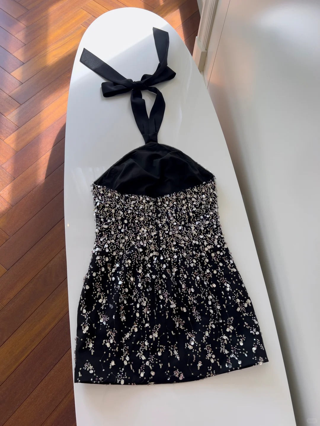 NiceVestidos-Black gorgeous exquisite beaded short formal homecoming dress hoco dress nv5486