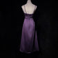 Purple Homecoming Dress Beaded Short Satin Prom Dress Party Dress nv4390