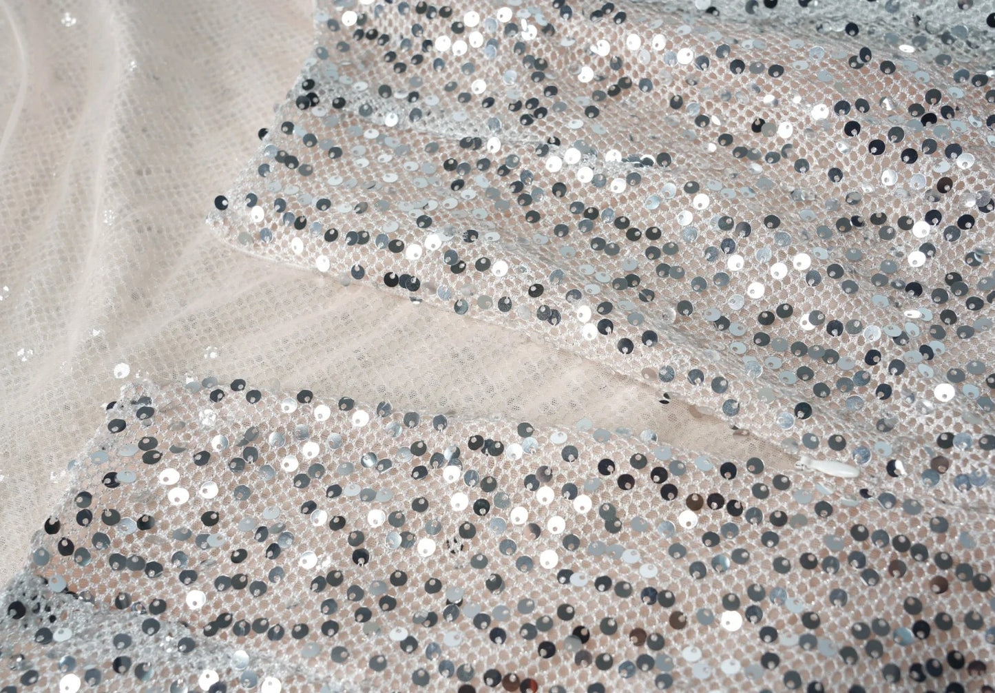 Silver Gray Sequin Halter Mermaid Dress: Deep V Backless, Fitted Train, Banquet Centerpiece Gown NV6410