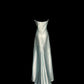 Mint Green Elegant Long Satin Ball Gown Evening Dress Party Dress nv4197