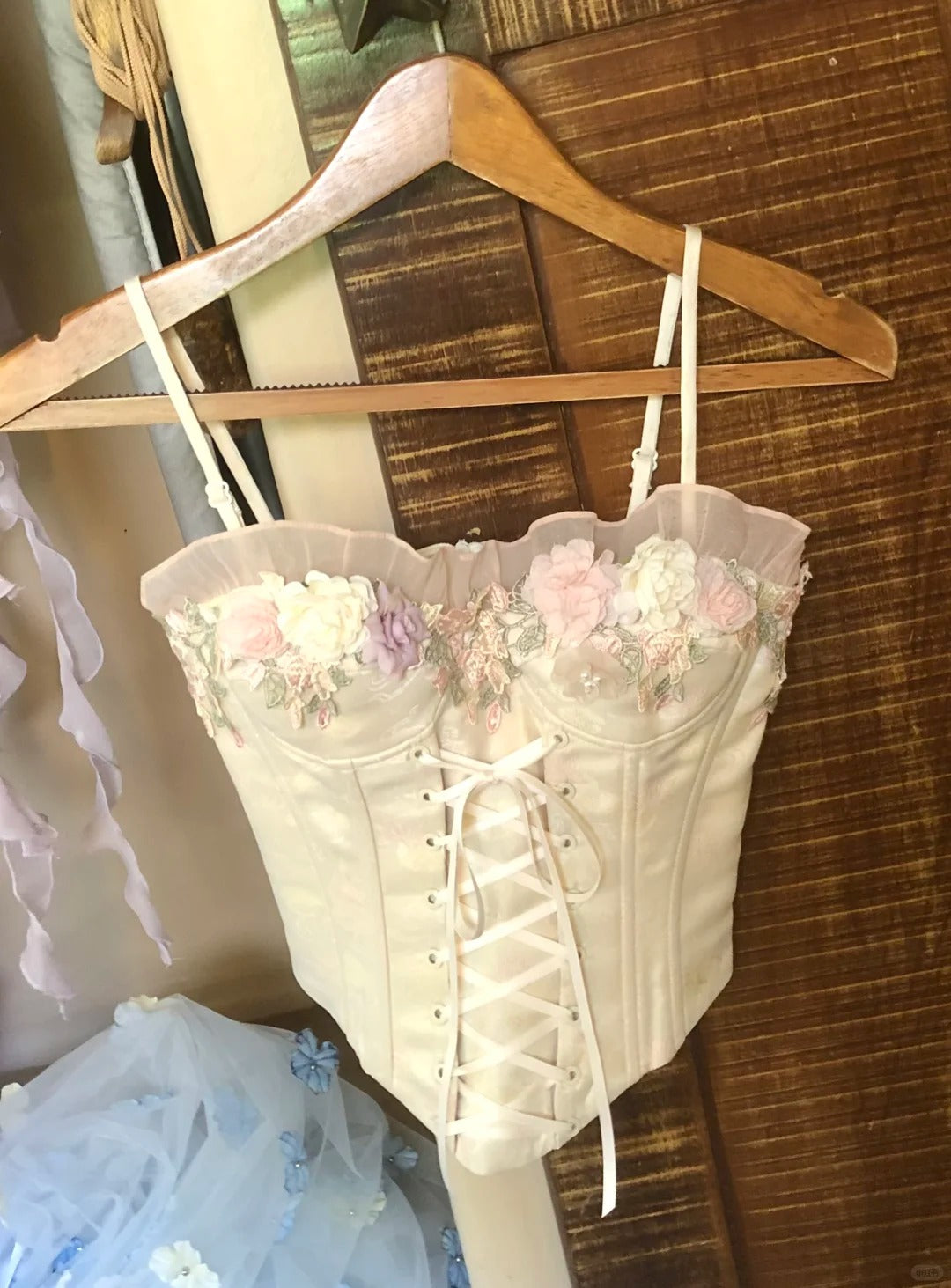 Pink Floral Sweet Short Chiffon Homecoming Dress Birthday Party Dress nv4941