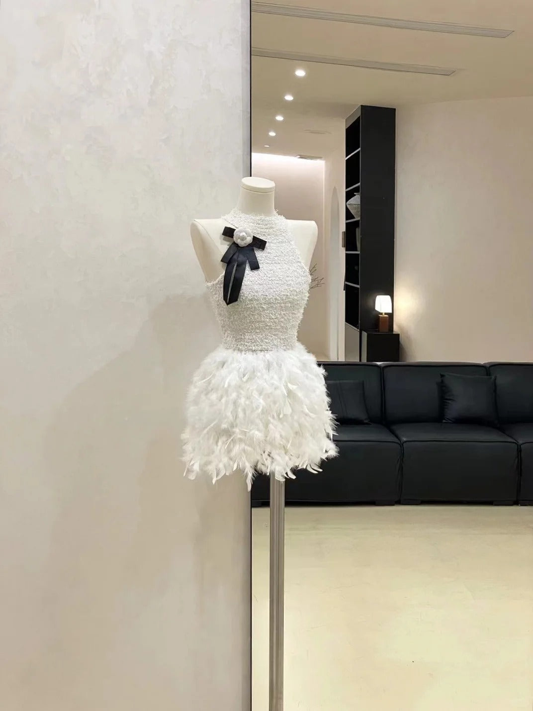 White Fashion Homecoming Dress Short Chiffon Princess Birthday Party Dress nv4363