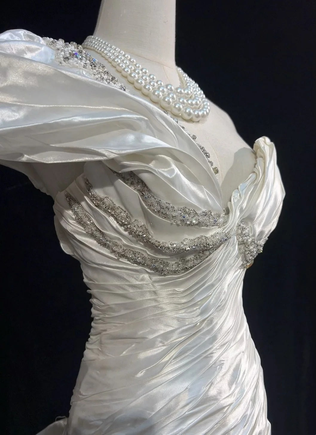 Gorgeous long exquisite bead decoration formal party dress Prom dress NV6577