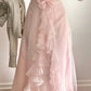 Pink sweet cute long Chiffon prom dress evening dress Christmas holiday party dress nv3065