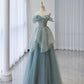 Blue Sparkly Elegant Fashion Long Layered Sequin Tulle Ball Gown Evening Gown Birthday Party Dress Prom Gown nv3841
