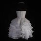 White Gorgeous Delicate Beaded Short Tulle Homecoming Gown Princess Prom Dress Evening Gown Wedding Dress nv4126