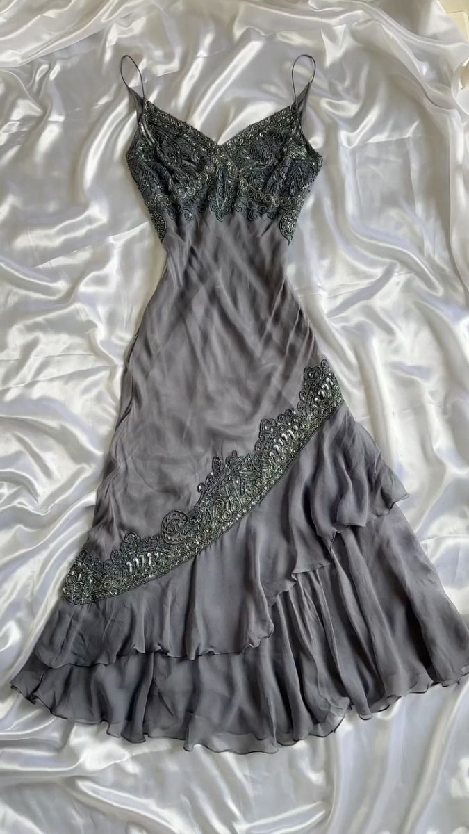 NiceVestidos-Gray fairy short/mid-length unique homecoming dress nv5462