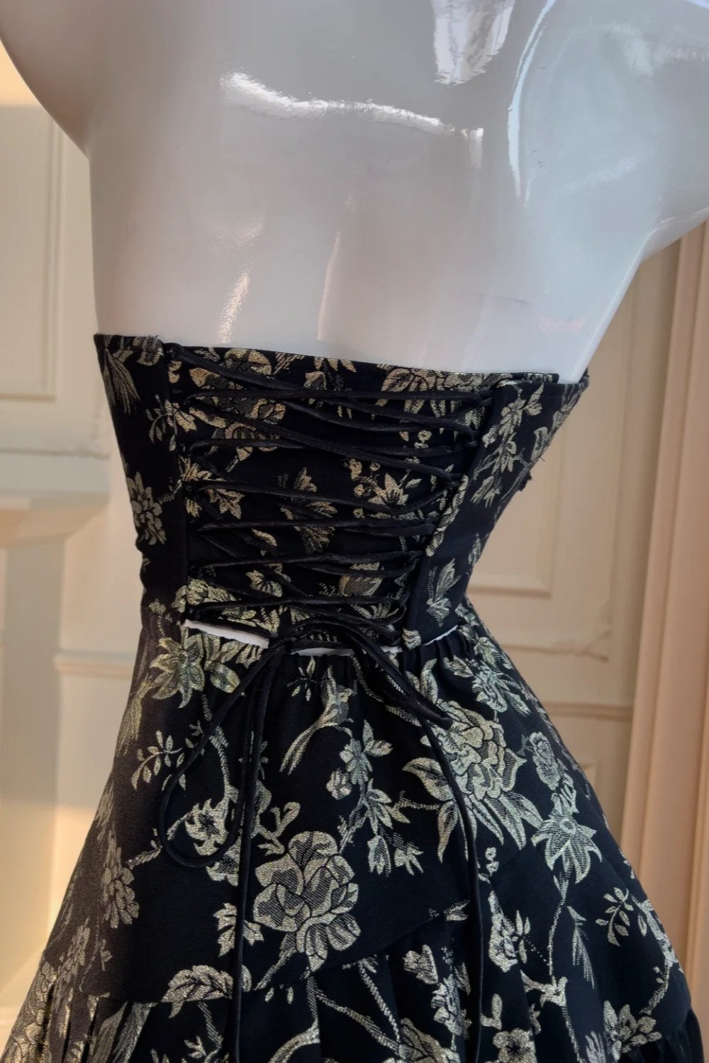 NiceVestidos-_Black And White Vintage Dress NV6077