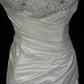 Ivory White Sparkling Homecoming Dress Exquisite Beaded Short Satin Ball Gown Evening Dress nv4382