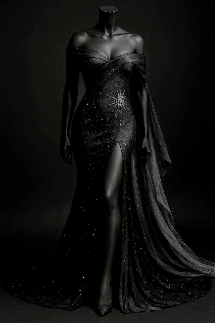 Robe de soirée longue fendue sexy en tulle perlé bleu royal nv5121