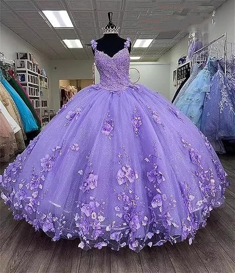 Light Purple Quinceanera Dresses With Cape 3D Floral Applique nv1007 – NiceVestidos Light Purple Quinceanera Dresses With Cape 3D Floral Applique nv1007 – NiceVestidos