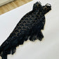 Black Fashion Exquisite Lace Long Ruffled Ball Gown Evening Dress Party Dress nv3421