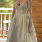 NiceVestidos--White long-sleeved lace long wedding dress NV5837