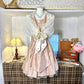 Light pink retro elegant short satin homecoming dress birthday dress nv5163