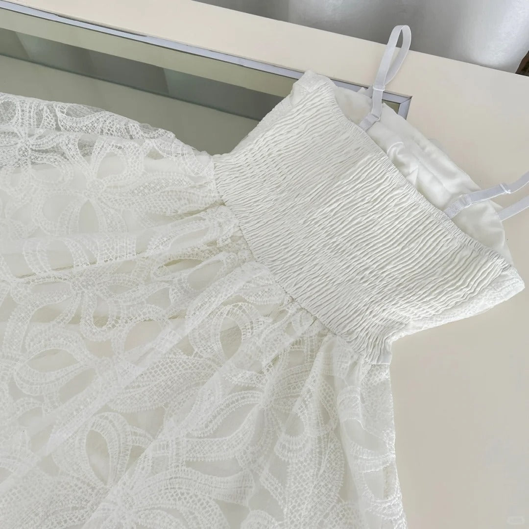 White/Black Homecoming Dress Short Lace Prom Dress Evening Dress nv4383