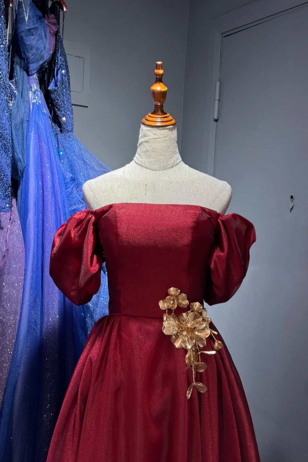 Red Long Dance Dress NV6625