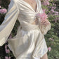 White Fashion V Neck Short Prom Dress Homecoming Party Dress nv1874