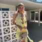 Yellow fashion chiffon short homecoming dress party dress gown birthday dress nv4678