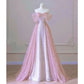 Light Pink Shiny Elegant Delicate Beaded Sweetheart Neck Long Tulle Sequin Ball Gown Evening Dress Party Dress nv3783