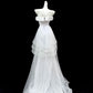 NiceVestidos--White Sparkling Exquisite Beaded Long Tulle Wedding Prom Dress Nv5607