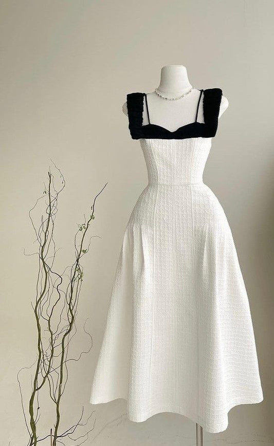Robe de soirée longue et élégante, blanche, simple et élégante, robe de bal, robe de soirée nv3546
