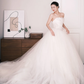 Strapless Tulle Ball Gown Wedding Dress Princess Bridal Gown  NV7222