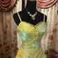 Green Sparkling Vintage Ball Gown Strapless Satin Long Party Dress Prom Dress nv3768