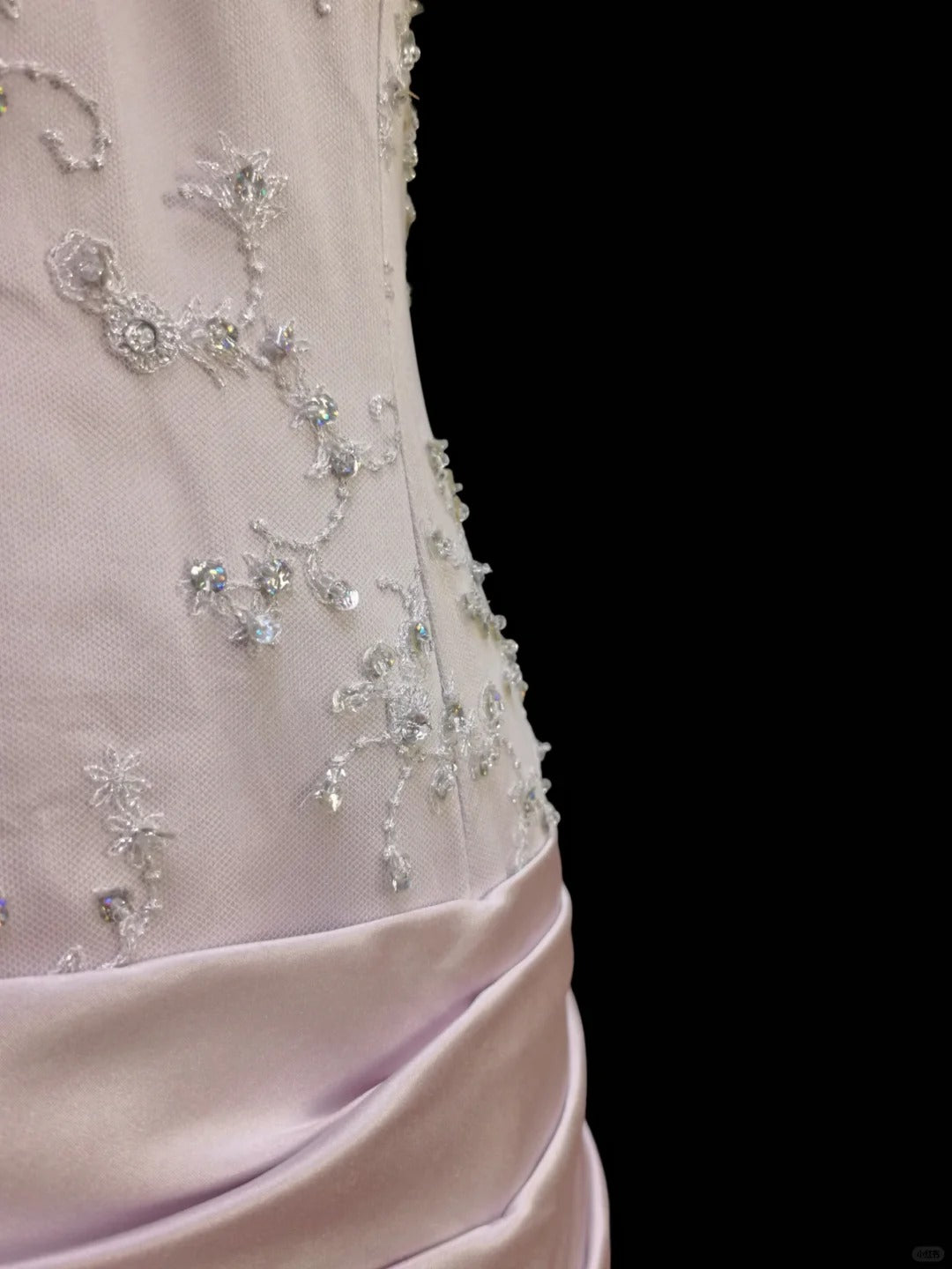 Pink Sweet Lace Bow Long Tulle Satin Princess Ball Gown Evening Dress Party Dress Adult Ceremony Dress Birthday Dress nv4199