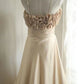 Brown Vintage Satin Long Prom Dress Evening Dress Party Dress Bridesmaid Dress nv4692