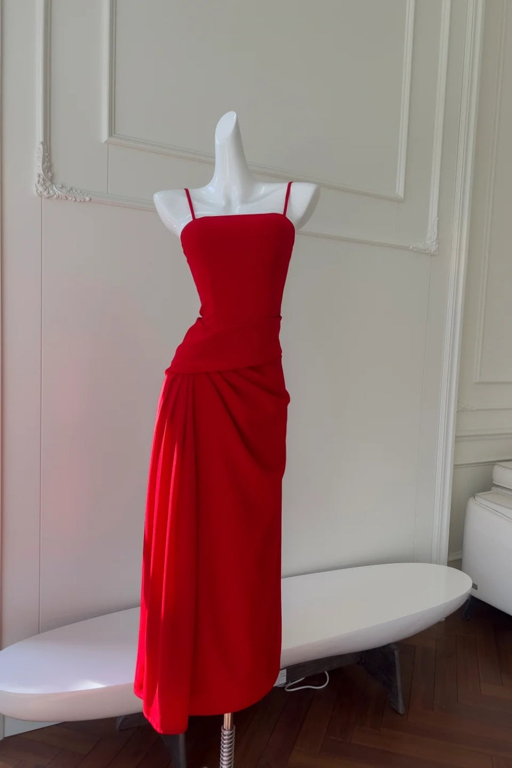 NiceVestidos-_NV Rotes langes Satin-Geburtstagskleid, formelles Ballkleid NV5946