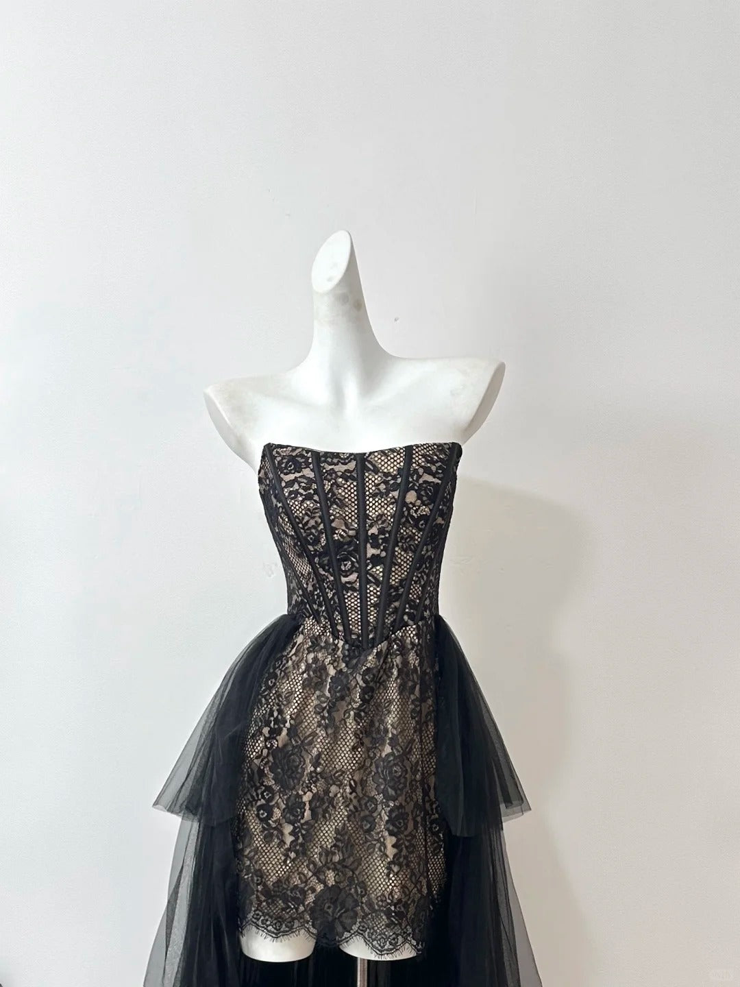 NiceVestidos-Black exquisite lace long prom dress Nv5622