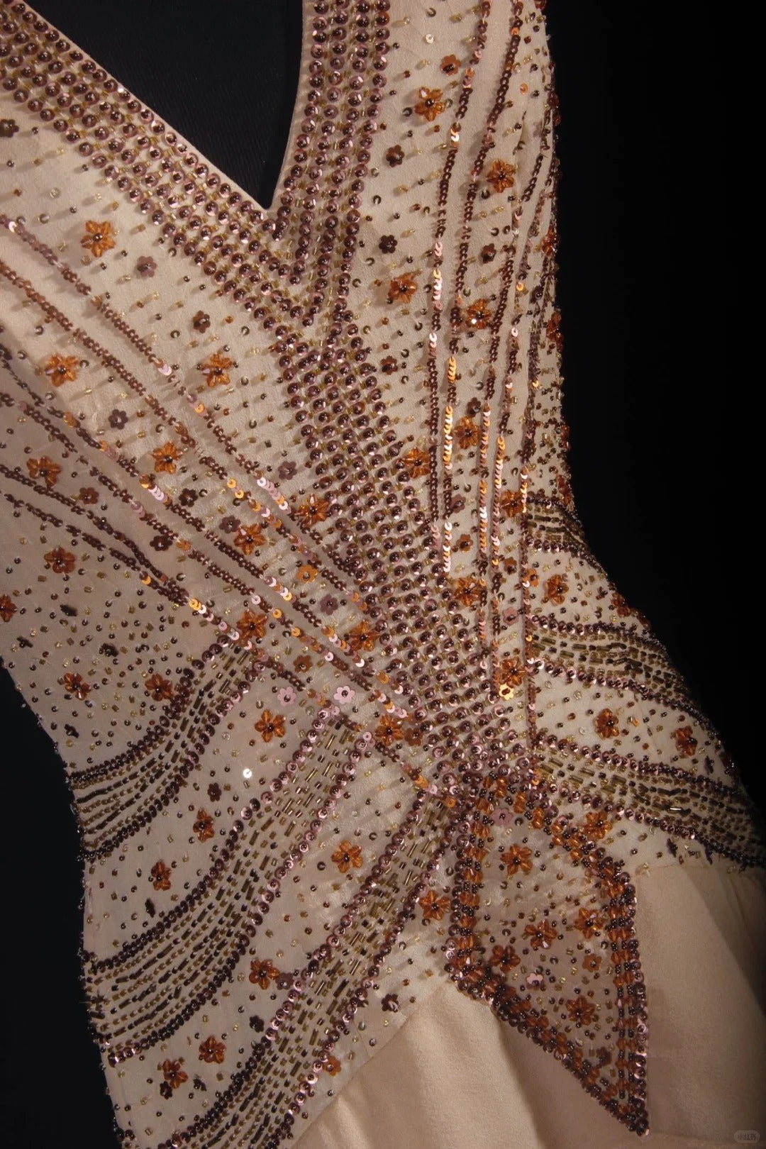 Khaki Beaded Gorgeous Exquisite Backless Strapless Long Chiffon Ruffle Ball Gown Party Dress nv5209