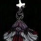 Gothic Thorn 3D Rose Velvet Mermaid Prom Gown  NV7458