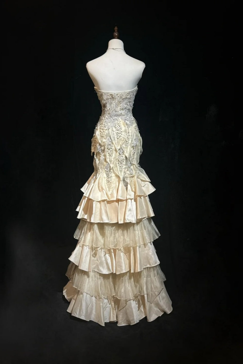 Luxurious and gorgeous long exquisite bead decoration formal evening gown Prom gown NV6576