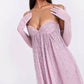 Pink gorgeous shiny spaghetti strap off-shoulder long chiffon prom dress evening dress nv5213