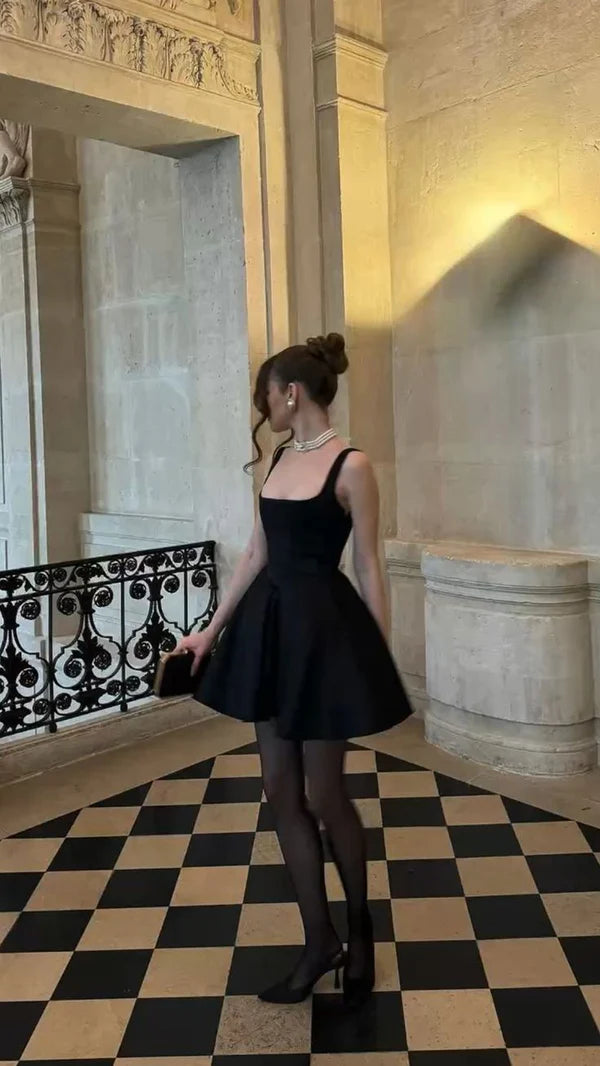 cute black cocktail dresses sexy sweetheart classic little black dress A-line suspender – NiceVestidos Off-Shoulder Ball Gown Quinceanera cocktail dresses plus size 5/20/26 Size:S (Bust 80-85 cm)