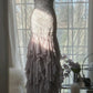 Robe de soirée élégante violette à bretelles spaghetti et dos nu, moulante, en mousseline de soie, à paillettes, longue, robe de bal, nv4111