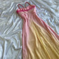 Colorful Spaghetti Strap Long Chiffon Party Dress Ball Gown nv4342