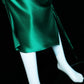 Green Charming Long Satin Prom Dress Evening Dress Party Dress nv5138