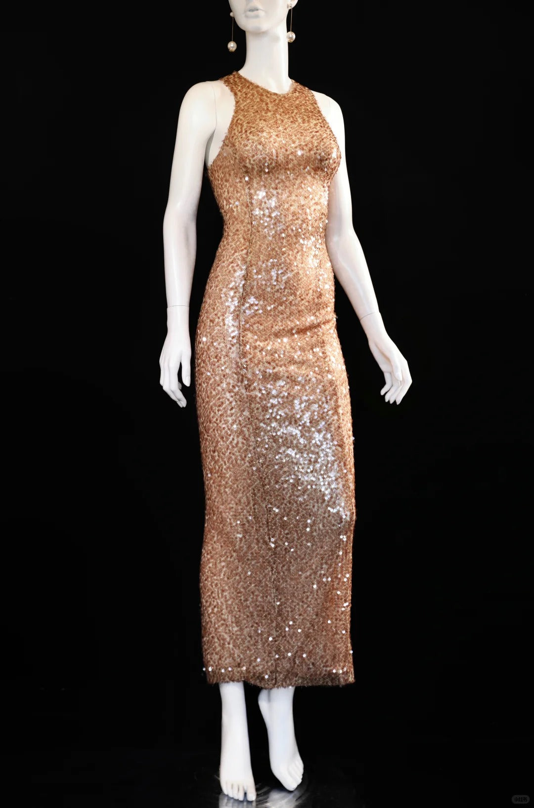 Low saturation color shiny and charming long sequined Prom Dress evening dress party dress nv5139